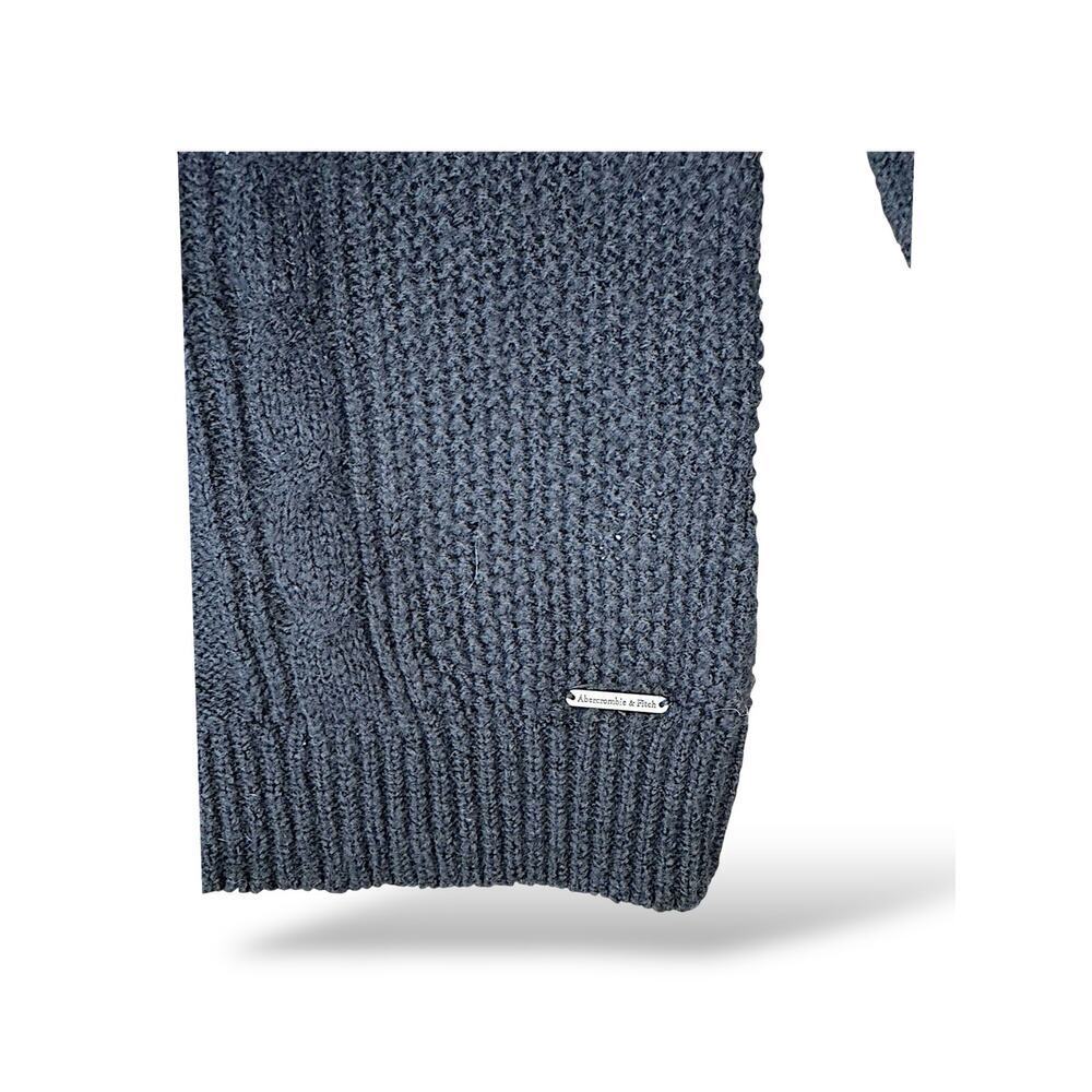 Abercrombie & Fitch Cable Knit Boatneck Sweater XL - Picture 3 of 5